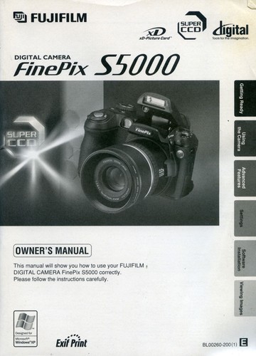 Fuji finepix s5000 - fuji, manuale