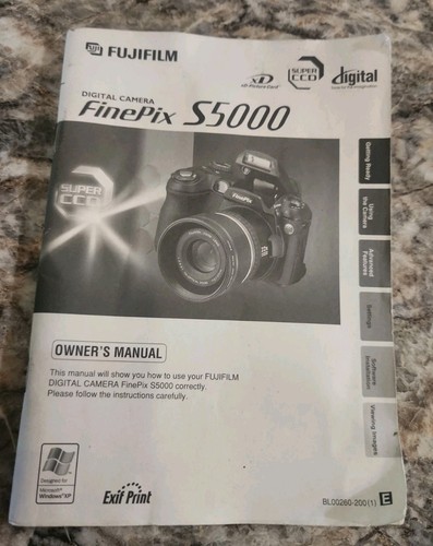 Fuji s5000 finepix fotocamera - fuji,