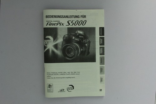 Fujifilm finepix s5000 manuale - fujifilm,